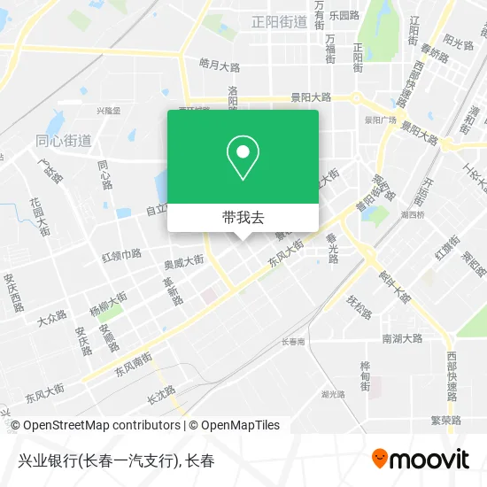 兴业银行(长春一汽支行)地图