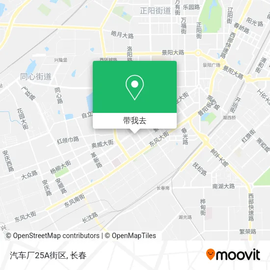 汽车厂25A街区地图
