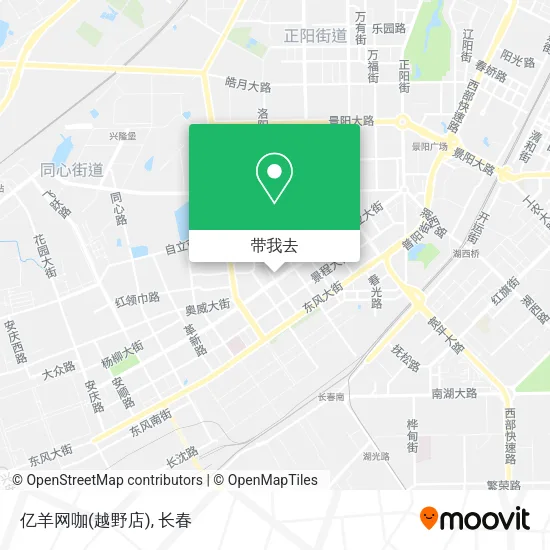 亿羊网咖(越野店)地图