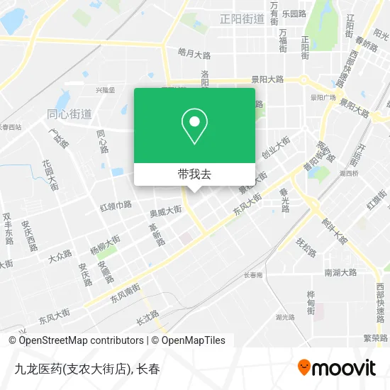 九龙医药(支农大街店)地图