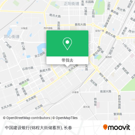 中国建设银行(锦程大街储蓄所)地图