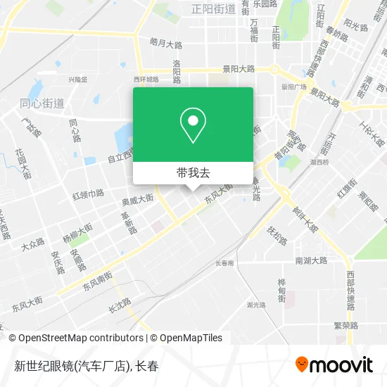 新世纪眼镜(汽车厂店)地图