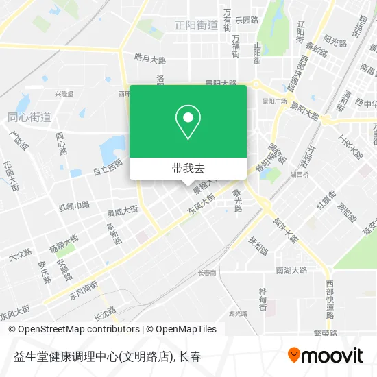 益生堂健康调理中心(文明路店)地图