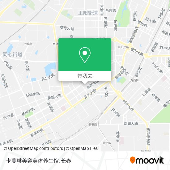卡蔓琳美容美体养生馆地图