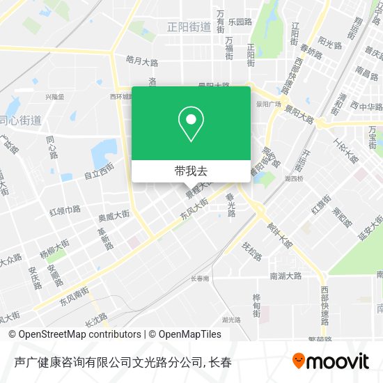 声广健康咨询有限公司文光路分公司地图