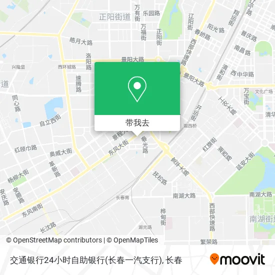 交通银行24小时自助银行(长春一汽支行)地图