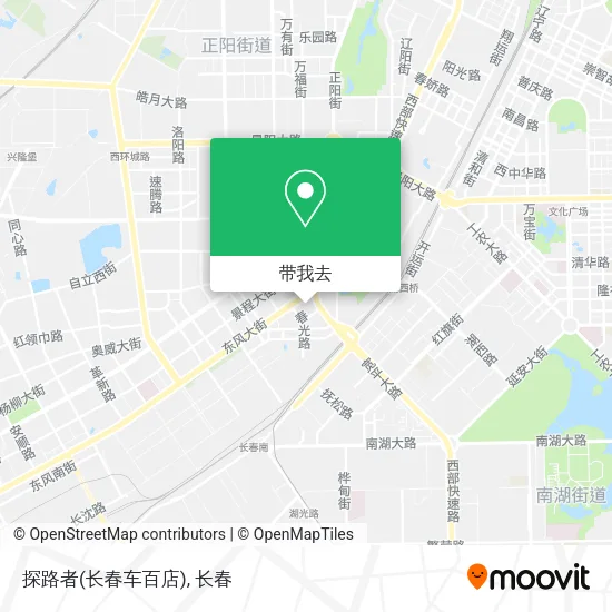 探路者(长春车百店)地图