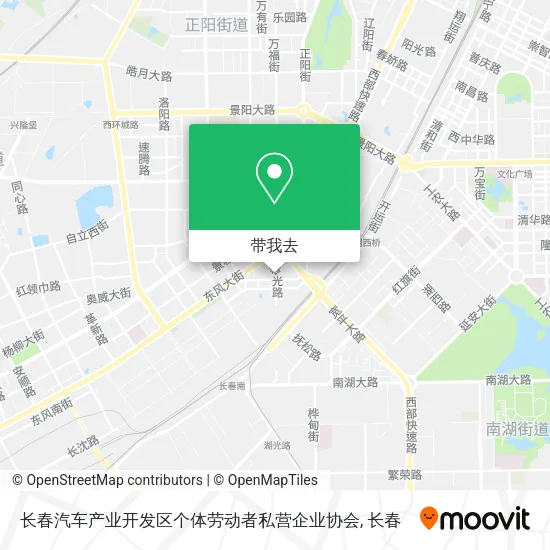 长春汽车产业开发区个体劳动者私营企业协会地图