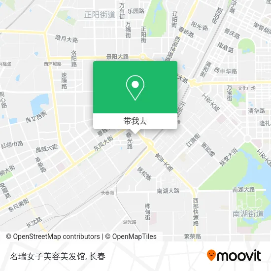 名瑞女子美容美发馆地图