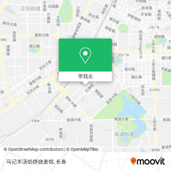 马记羊汤馅饼烧麦馆地图