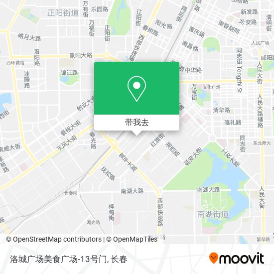 洛城广场美食广场-13号门地图