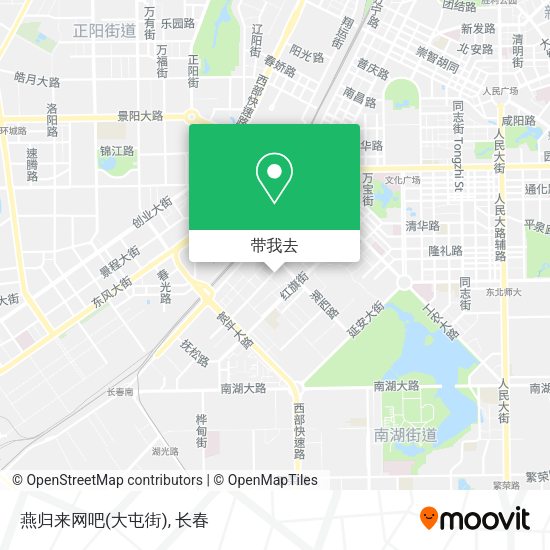 燕归来网吧(大屯街)地图