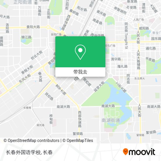 长春外国语学校地图