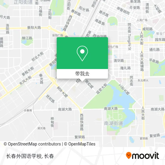 长春外国语学校地图