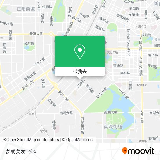 梦朗美发地图