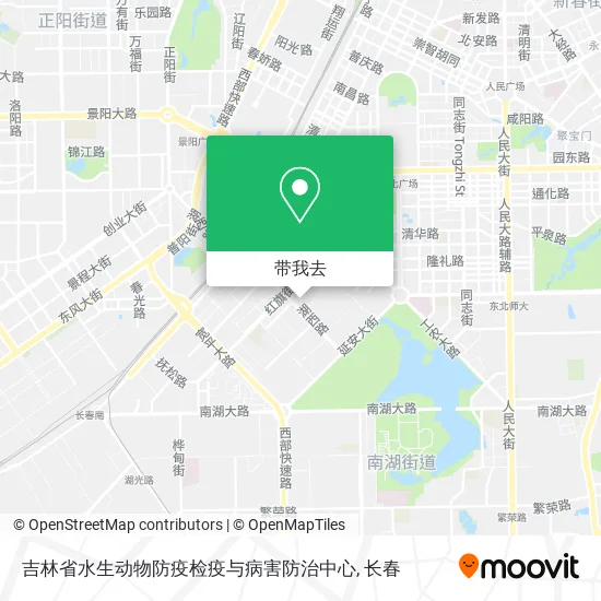 吉林省水生动物防疫检疫与病害防治中心地图