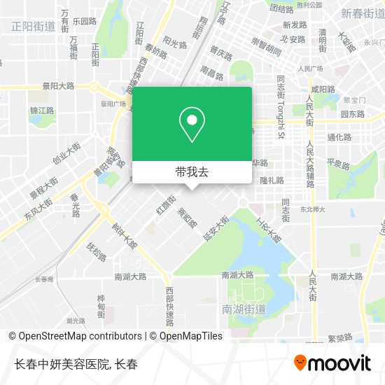 长春中妍美容医院地图