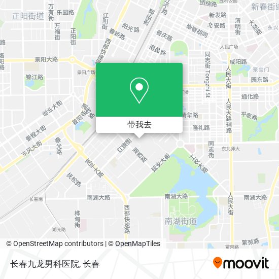 长春九龙男科医院地图
