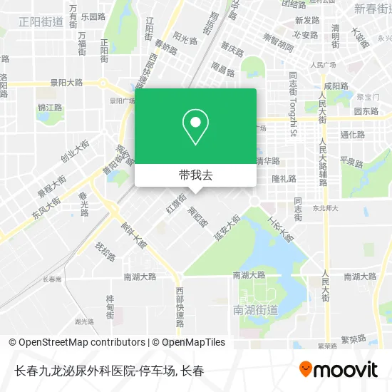 长春九龙泌尿外科医院-停车场地图
