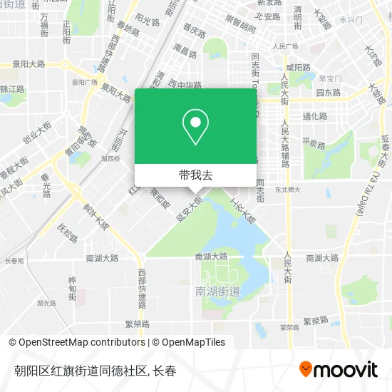 朝阳区红旗街道同德社区地图