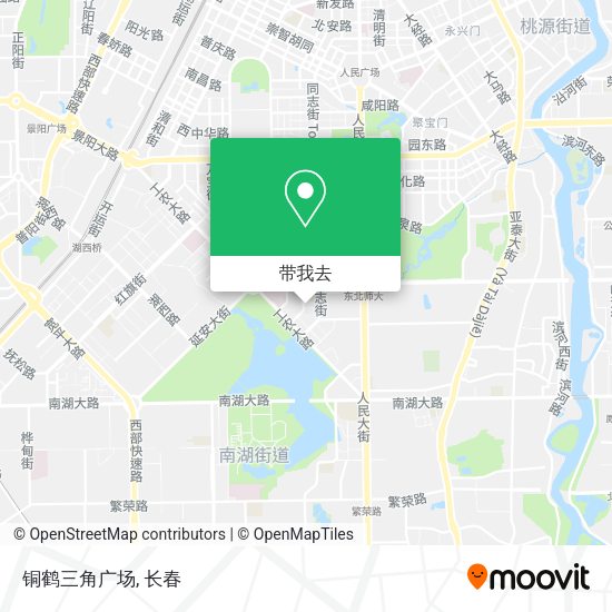 铜鹤三角广场地图