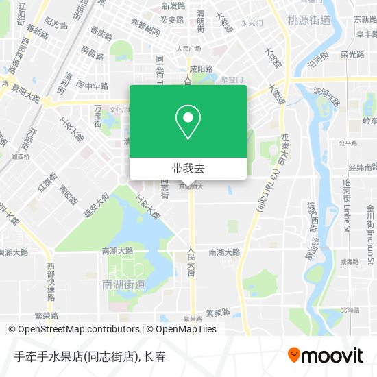 手牵手水果店(同志街店)地图