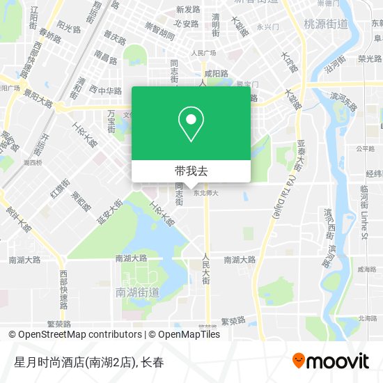 星月时尚酒店(南湖2店)地图