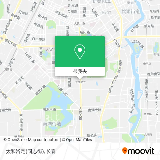太和浴足(同志街)地图