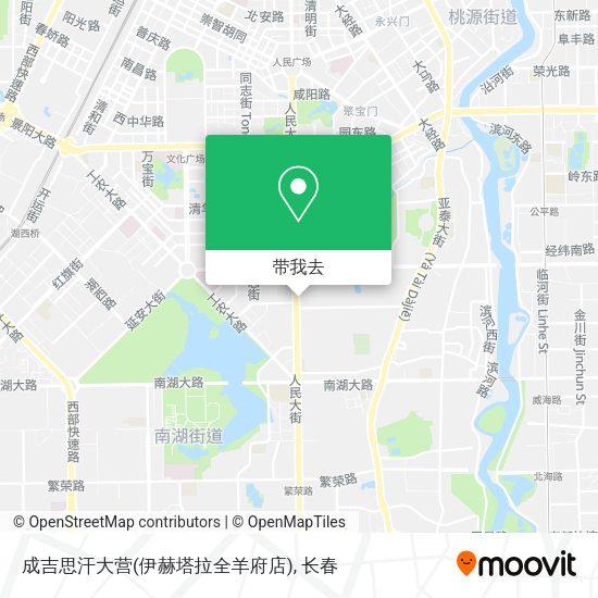 成吉思汗大营(伊赫塔拉全羊府店)地图