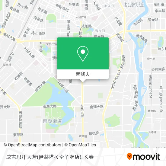 成吉思汗大营(伊赫塔拉全羊府店)地图