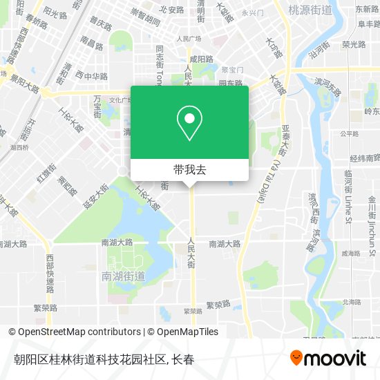 朝阳区桂林街道科技花园社区地图