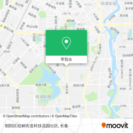 朝阳区桂林街道科技花园社区地图