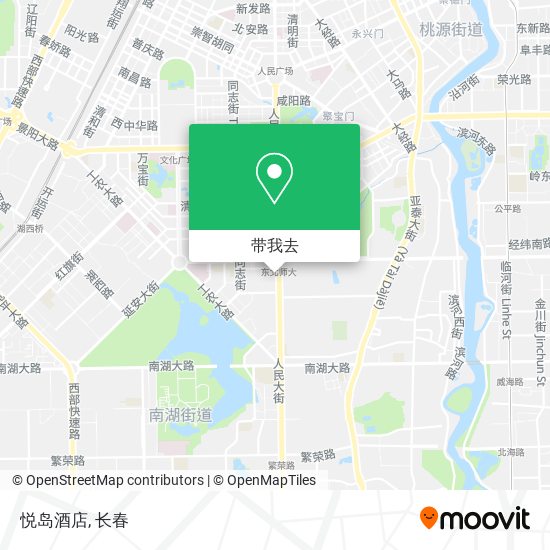悦岛酒店地图
