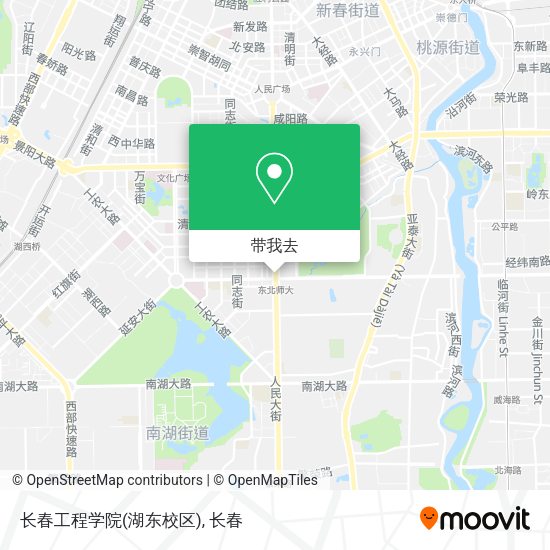 长春工程学院(湖东校区)地图
