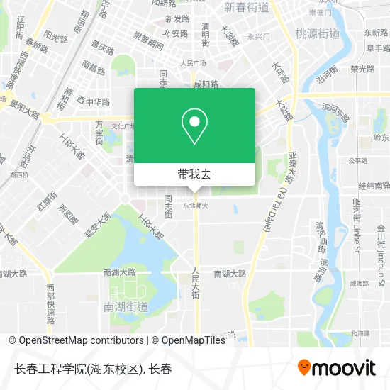 长春工程学院(湖东校区)地图