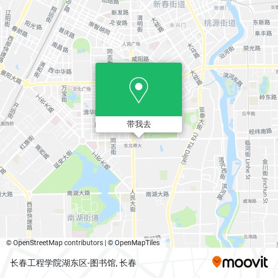 长春工程学院湖东区-图书馆地图