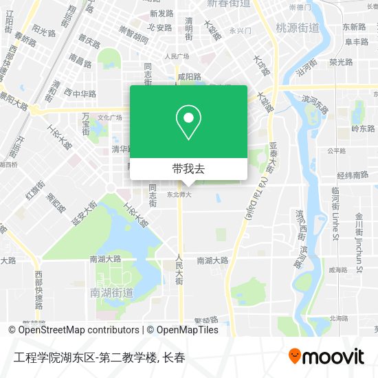 工程学院湖东区-第二教学楼地图
