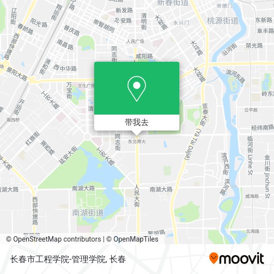 长春市工程学院-管理学院地图