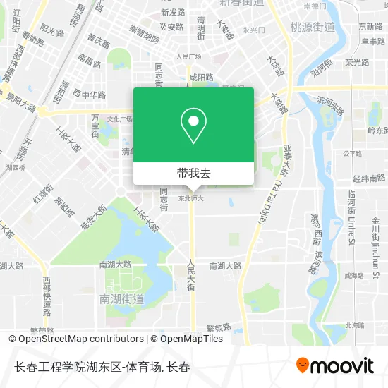 长春工程学院湖东区-体育场地图