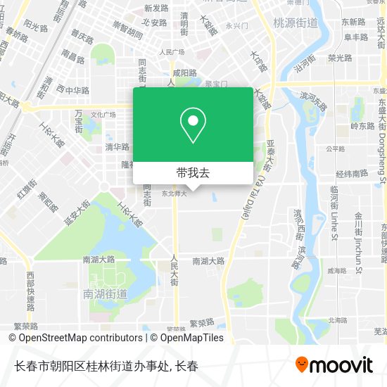 长春市朝阳区桂林街道办事处地图