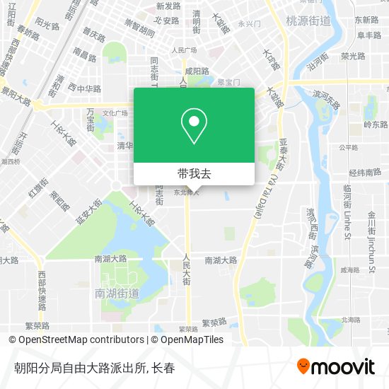 朝阳分局自由大路派出所地图