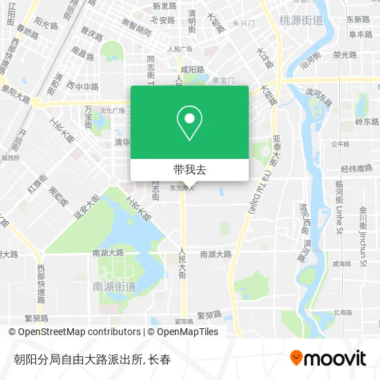 朝阳分局自由大路派出所地图