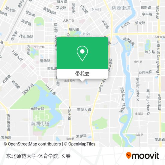 东北师范大学-体育学院地图