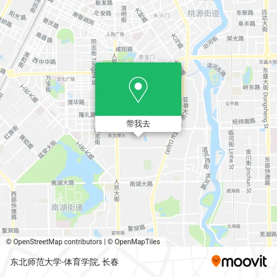 东北师范大学-体育学院地图