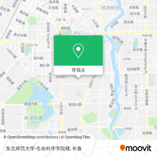 东北师范大学-生命科学学院楼地图