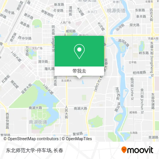 东北师范大学-停车场地图