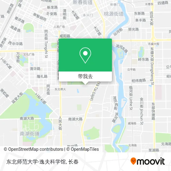 东北师范大学-逸夫科学馆地图