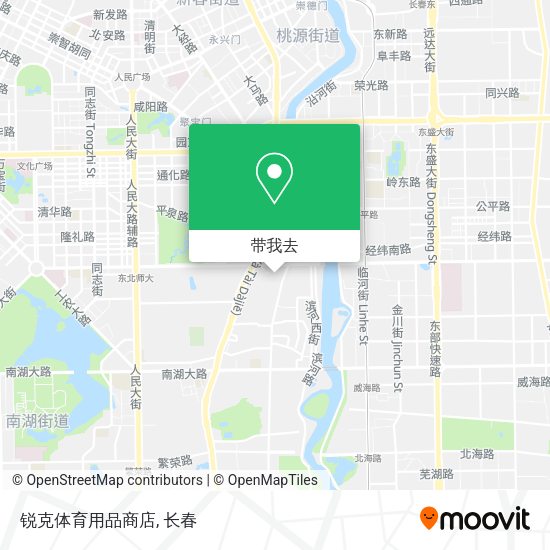 锐克体育用品商店地图