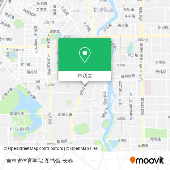 吉林省体育学院-图书馆地图