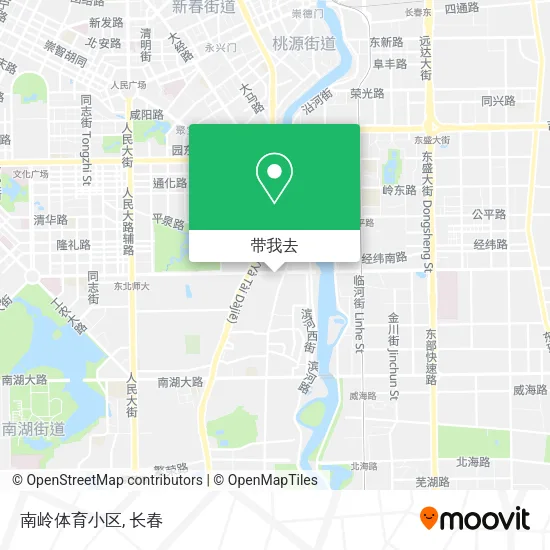 南岭体育小区地图